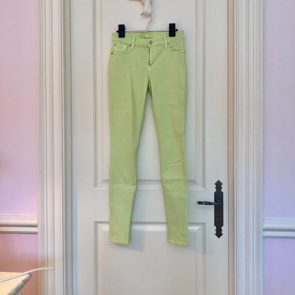 Pastel green jeans - Picture 1 of 2